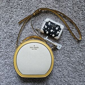 Kate Spade Yellow Crossbody Bag And Wallet